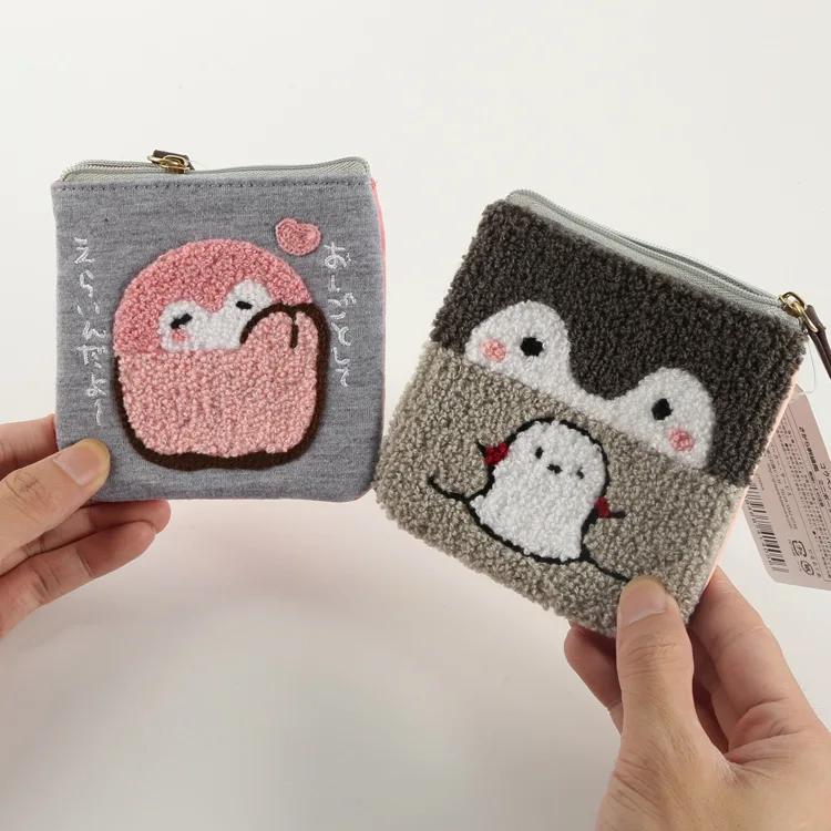 

48% 1pcs cartoon toys penguin Plush Purses coin Purses 10.5*10CM WJ01