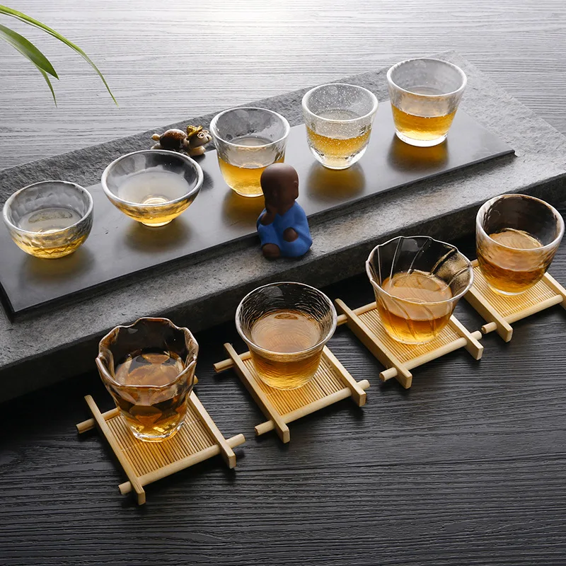 

Natural detox zhi li Manufacturers Direct Selling Glass Japanese Style Small Teacup Kung Fu Tea Set Eight Sets of Small Commodit