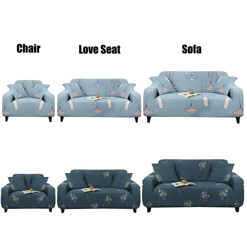 Slipcover Нескользящие эластичные чехлы для диванов, полиэстер, четыре сезона, все включено, тянущийся диван, подушка, диван, полотенце, один/два/три-местный
