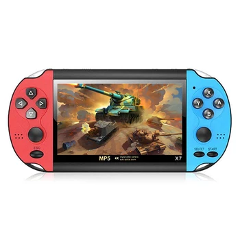 

X7 Handheld Game Player 4.3 inch LCD Display 8GB Portable Pocket Video Game Console Classic Games Surround Sound MP3 MP4 Player