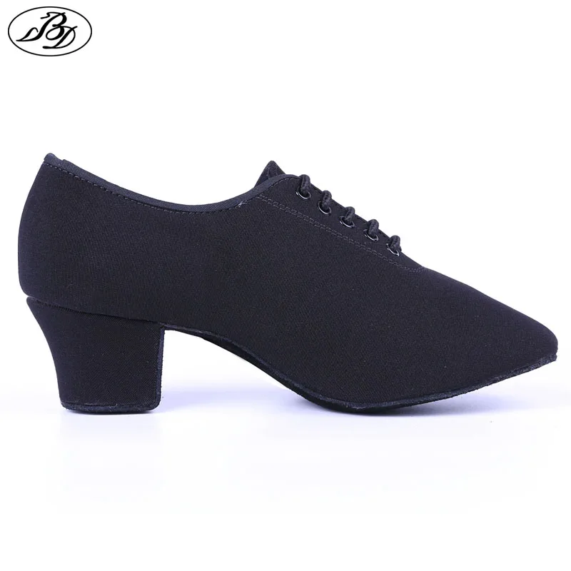 Танцевальная обувь BD Dance T1; женская обувь для обучения танцам; парусиновая Женская танцевальная обувь; Стандартные бальные туфли