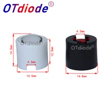 10 градусов ИК светодиодный линзы коллиматор отражатель 14,5 мм с черно-белым держателем для 1 Вт 3 Вт 5 Вт высокой мощности Светодиодный светильник звезды