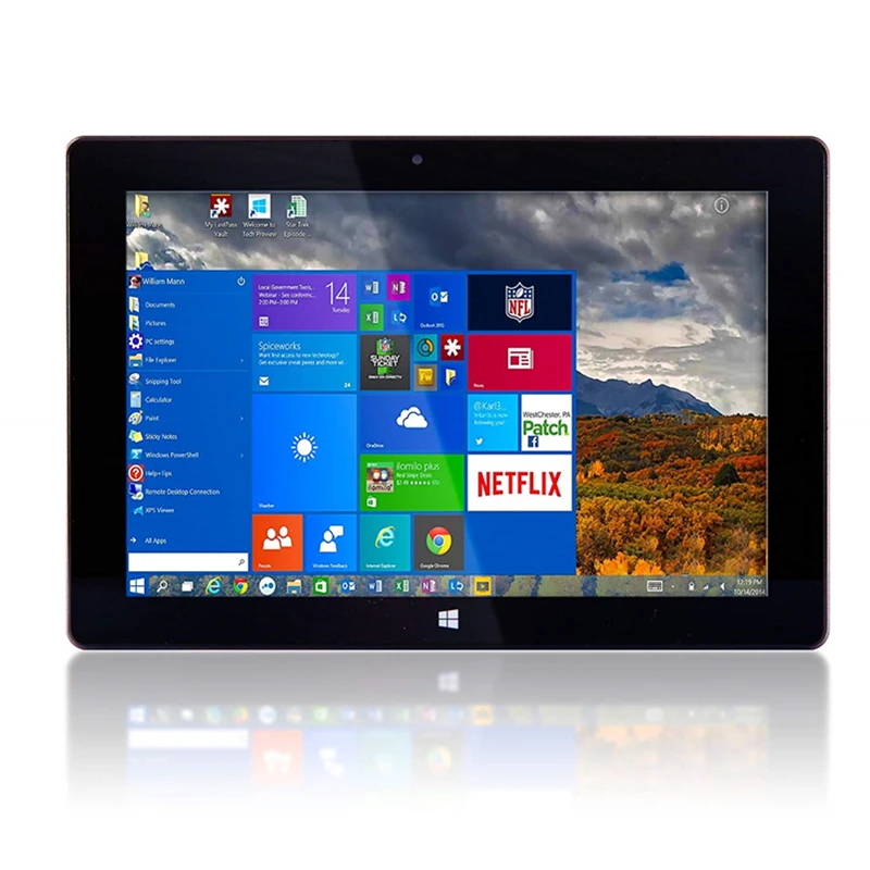 Tablet PC 10.1 inch Windows 10 Intel 8350 Quad Core 1.5GHz 2GB RAM 32GB ROM Dual Camera 1280 x 800 Full HD IPS Screen