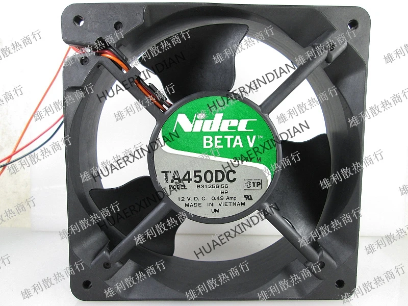 Новый TA450DC B31256-56 12V 0.49A 12 см 12038 3 провода защиты электродвигателя Вентилятор