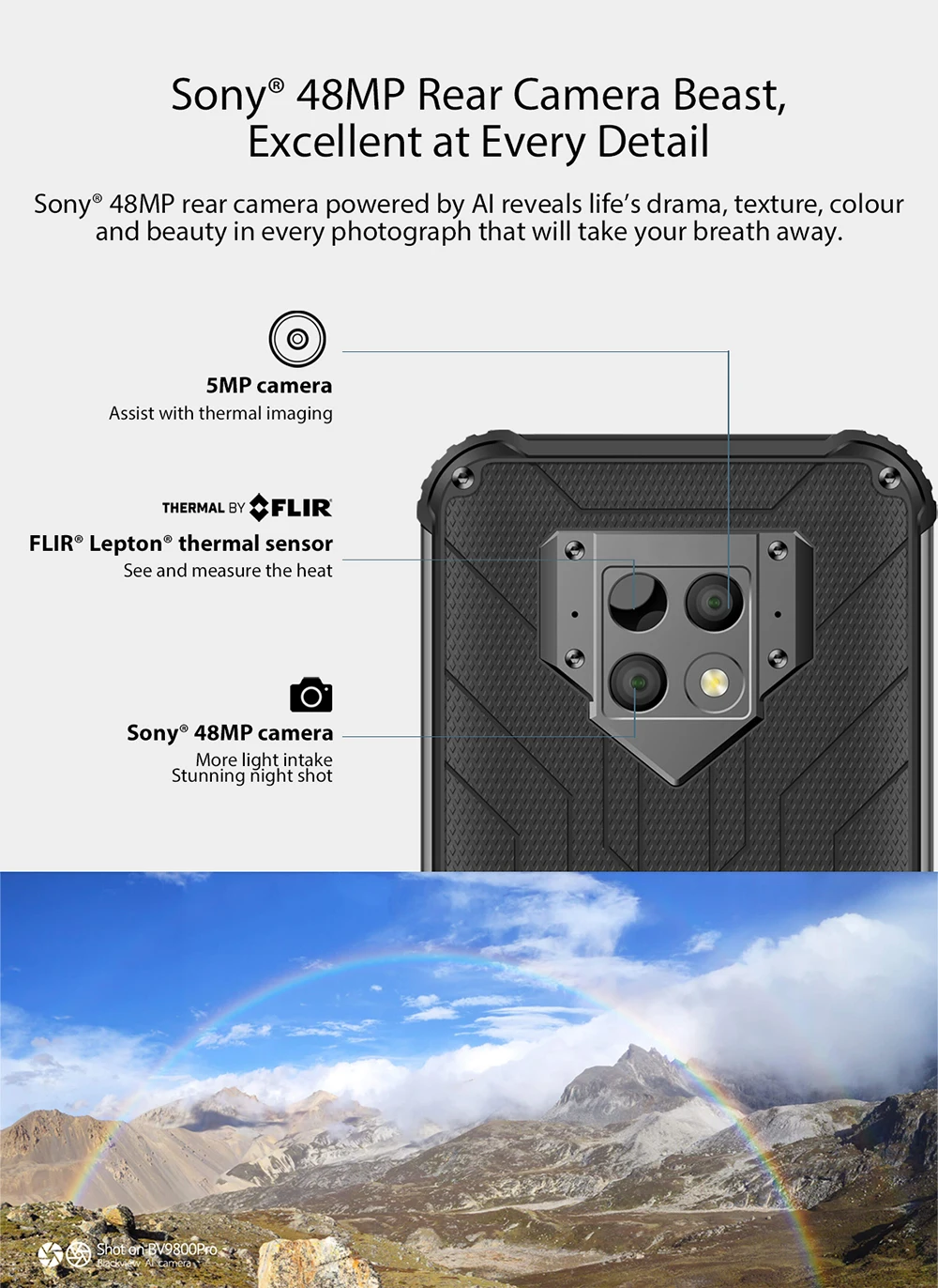 Blackview BV9800 Pro Телефон 6 ГБ 128 Гб Водонепроницаемый отпечаток лица ID 6,3 ''Android 9,0 Helio P70 Беспроводная зарядка 4G 48MP камера