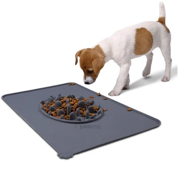 

Silicone Pet Bowl Dog Cat Slow Eating Feeding Food Bowls Portable Puppy Feeder Puzzle Bowls For Feeding Cats and Dogs