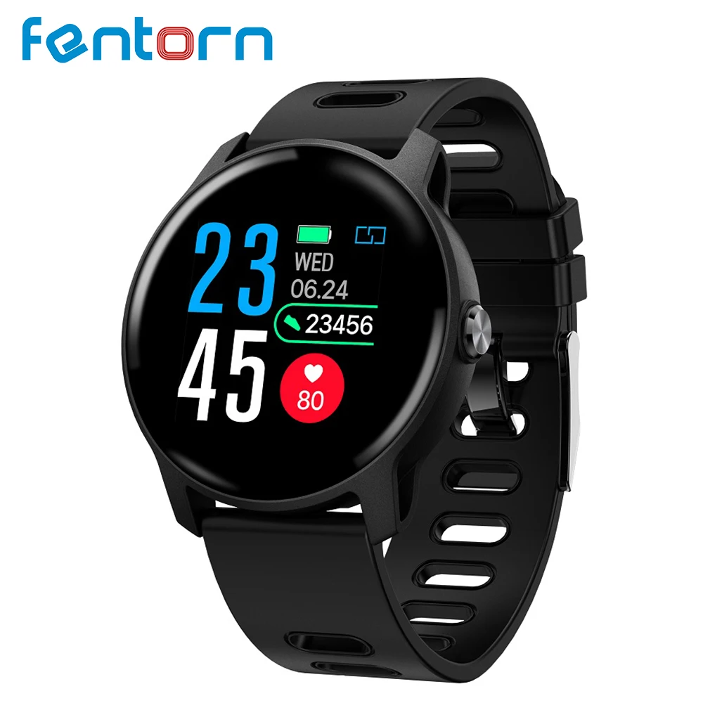 

Fentorn S08 Smart Watch IP68 Waterproof Fitness Tracker Heart Rate monitor Smartwatch Men Women Clock Weather Message DIsplay