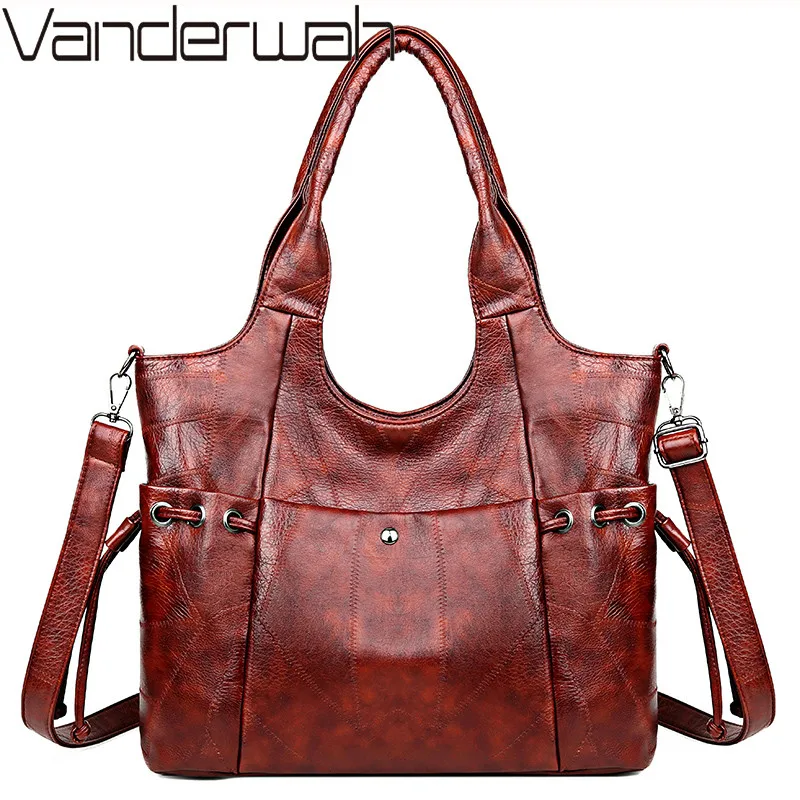 Вместительные повседневные сумки шопперы для женщин роскошные женские