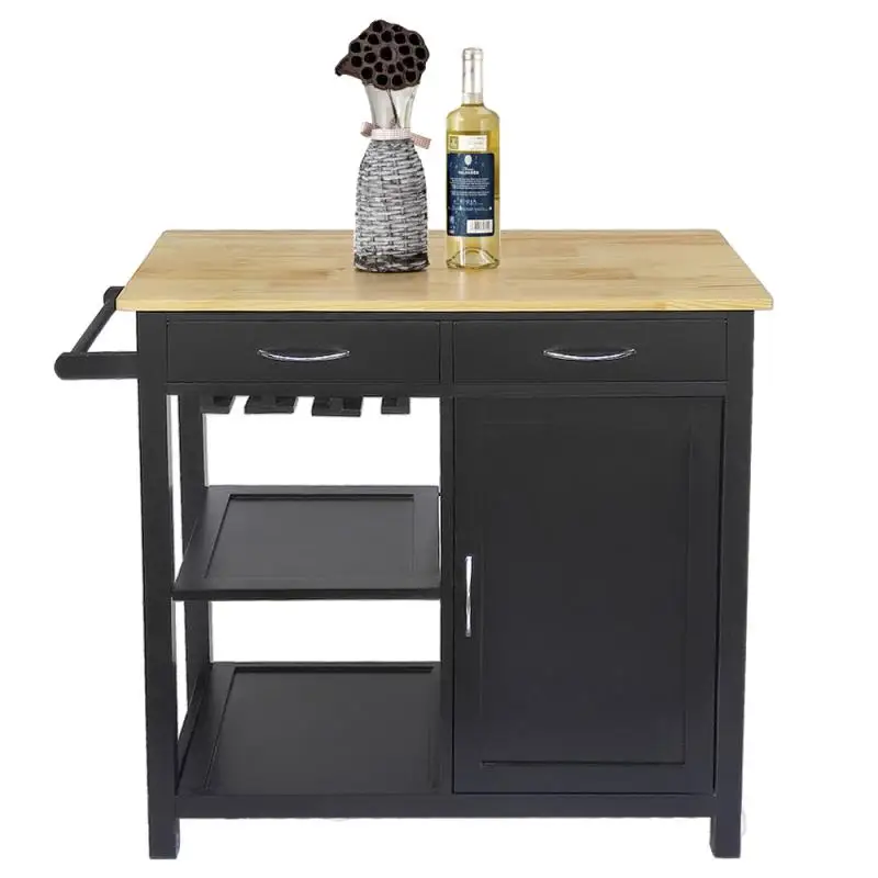 

Multifunctional Dining Table Kitchen Storage Shelf Sideboard Storage Shelf Microwave Stand Shelves Shelving Kitchen Cabinets HWC