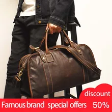 Aimeison Мужская сумка дорожная сумка водонепроницаемая кожаная большая Вместительная дорожная сумка многофункциональная сумка-тоут Повседневная сумка через плечо