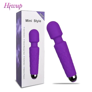 Wireless Dildos AV Vibrator Magic Wand for Women Clitoris Stimulator USB Rechargeable Massager Sex Toys for Muscle Adults 1