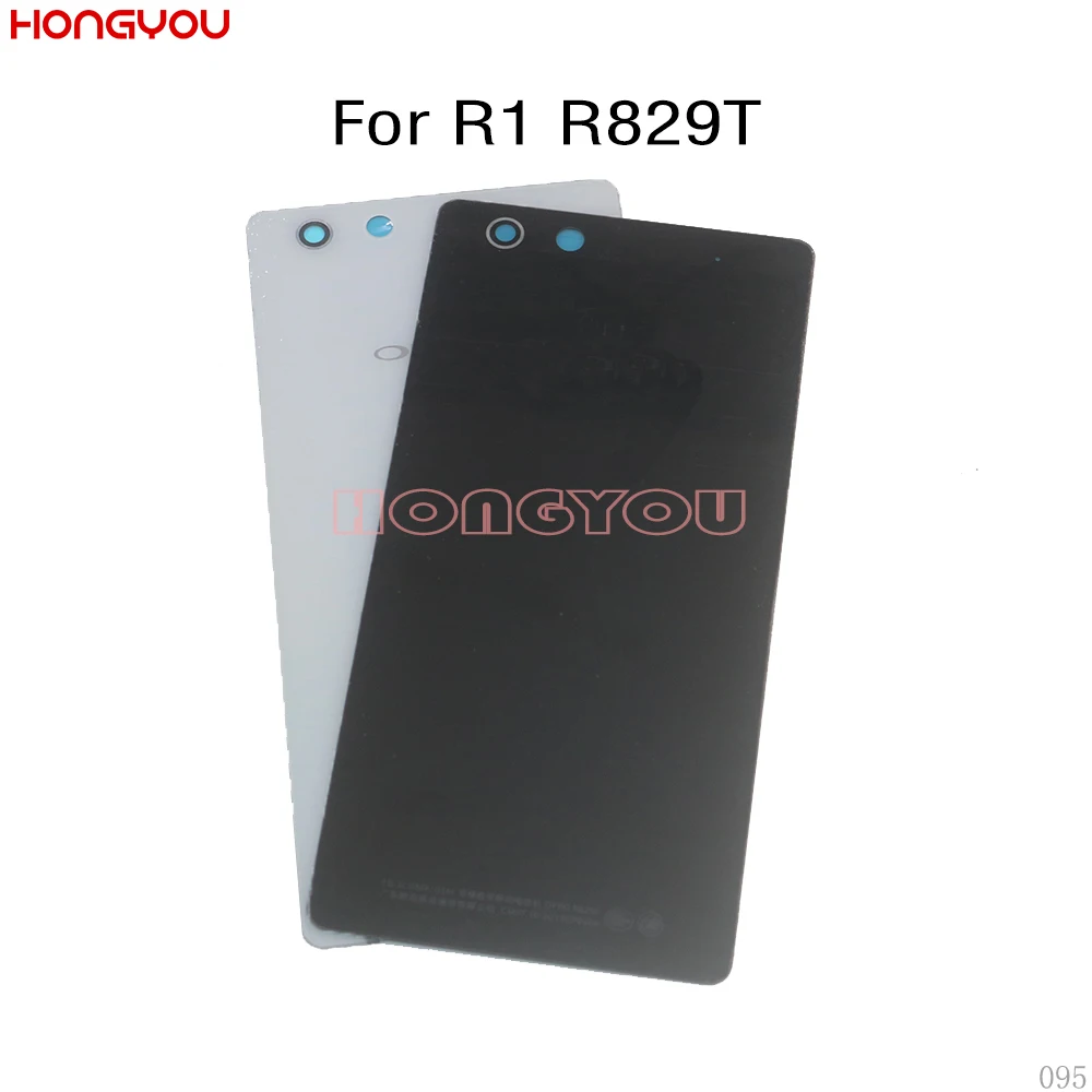 

For OPPO R829T R1 Back Glass Battery Cover Back Glass Cover Rear Door Housing Case Battery Cover Rear Panel
