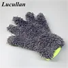 Lucullan 2 IN 1 Microfiber Chenille Car Wash Glove Auto Detailing Tools Premium Car Wash Cleaner Mitt ► Photo 2/6