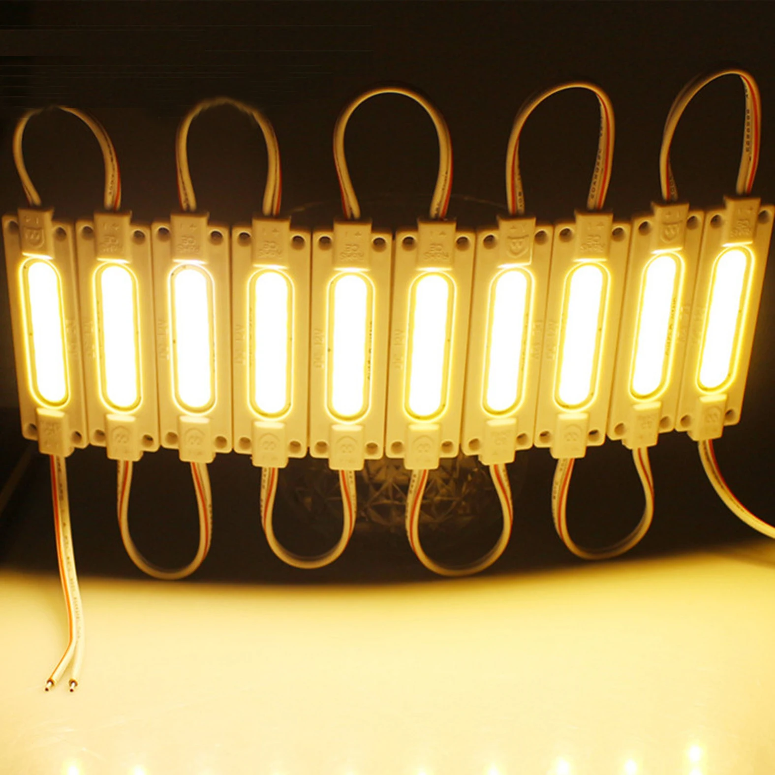 1000 шт DC 24V COB светодиодный ные модули 2w Инжекционный модуль холодный белый теплый