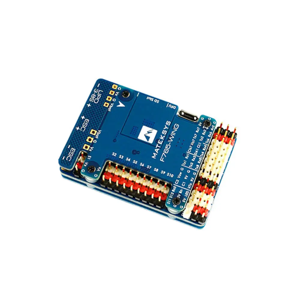 Высокое качество matek Systems F765-WING STM32F765VI игровые джойстики со встроенным серверный