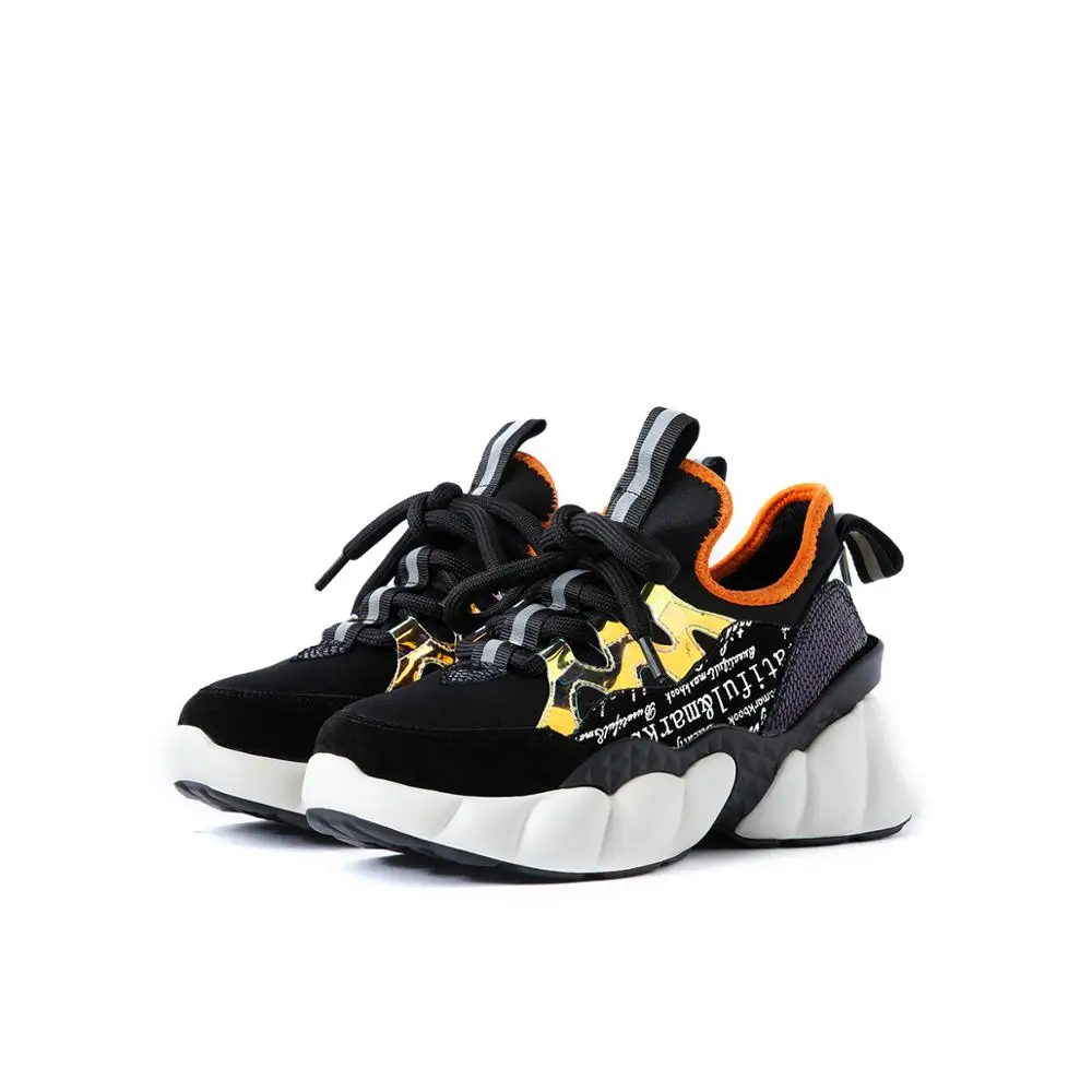 white shoes woman sneakers genuine leather shoes lace up classic flat couple shoes woman casual shoes big size