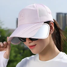 Бейсболка на открытом воздухе телескопическая многофункциональная спортивная быстросохнущая бейсболка шляпа от солнца THJ99