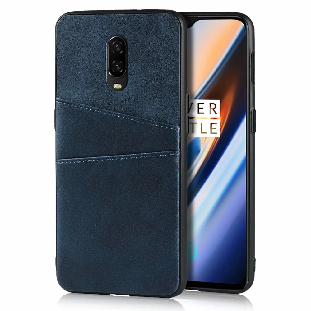Роскошный винтажный кожаный чехол для Oneplus 7, чехол для телефона Oneplus 6T Oneplus5, слот для карт, PU кожаный чехол, 2 слота для карт, держатель