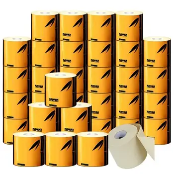 

27 Rolls Soft Toilet Paper, Bamboo Pulp Toilet Paper, 4 Layers Individually Wrapped Toilet Paper, Bulk Toilet Paper