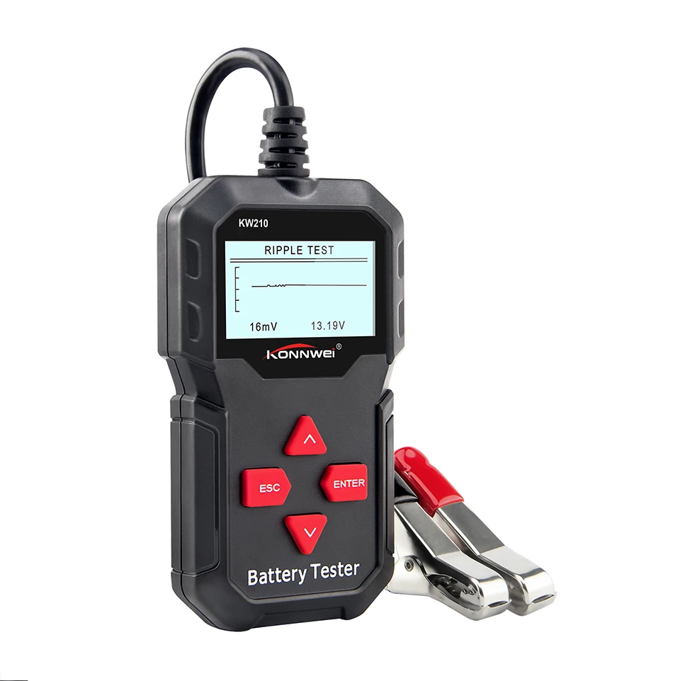 

KW210 12V Automotive Car Battery Tester Digital Multi Language Analyzer Tester Tool