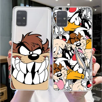 Перейти на Алиэкспресс и купить Чехол с рисунком для Samsungs S7 Edge S8 S9 S10 S20 Plus A10 A30 A50 A70 2019 A51 A71 Bugs Bunny чехол для телефона чехол милая мягкая задняя крышка