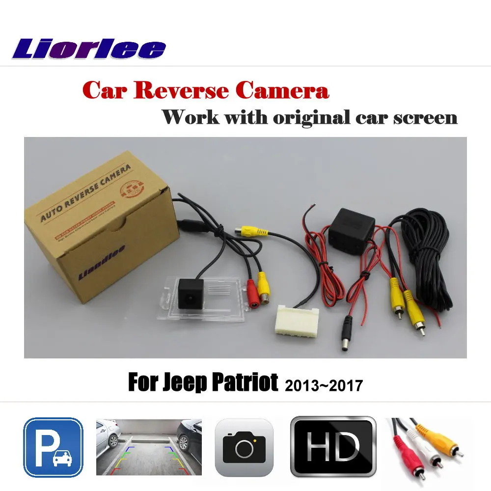 

Автомобильная камера заднего вида для Jeep Patriot 2013-2017, HD CCD, аксессуары для парковочной камеры заднего вида