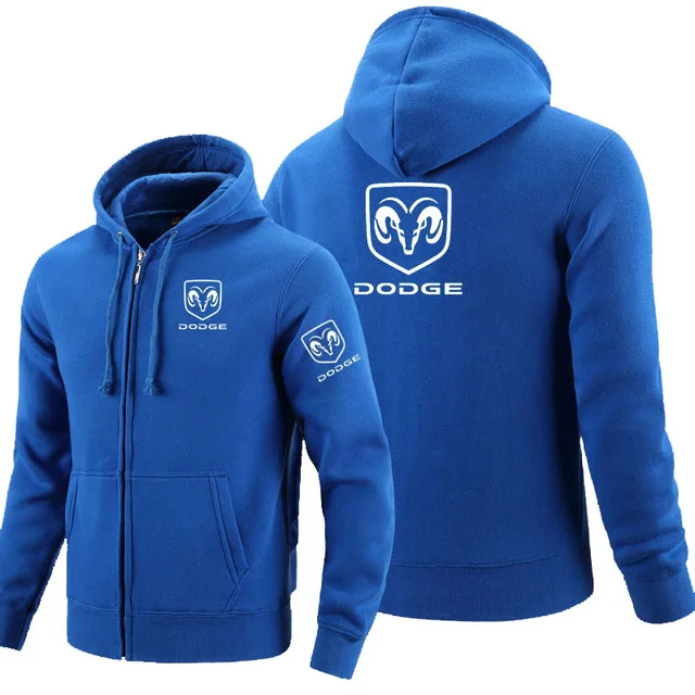 Для Dodge logo zipper мужская фуфайка на замке толстовки Осенняя Толстовка Зимняя длинная модная повседневная одежда f