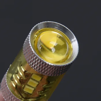 

2pcs H3 Yellow High Power 80W 1500lm 16SMD LED Car Foglight Light Bulb DC12-24V