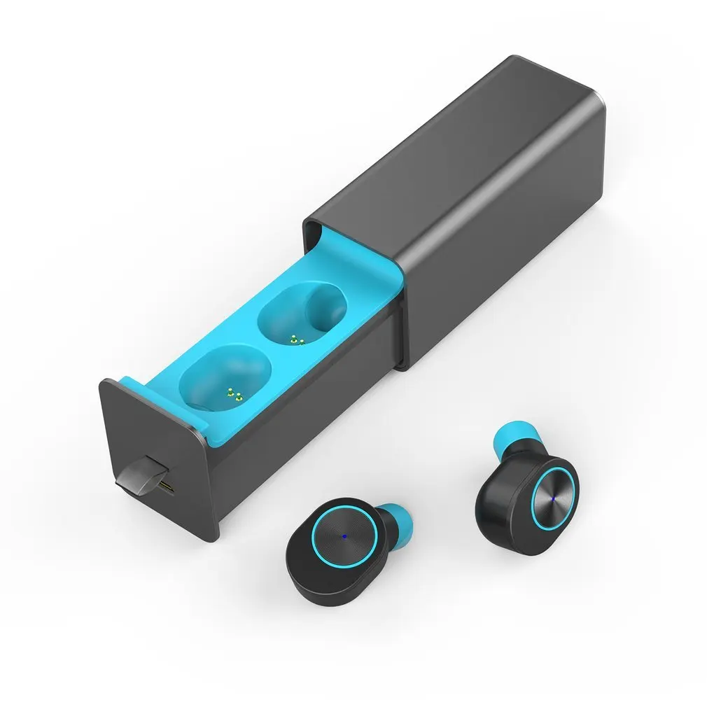QP-W10 Bluetooth V4.2 Близнецы настоящие беспроводные наушники-вкладыши с одним ключом управления наушники с магнитным зарядным устройством
