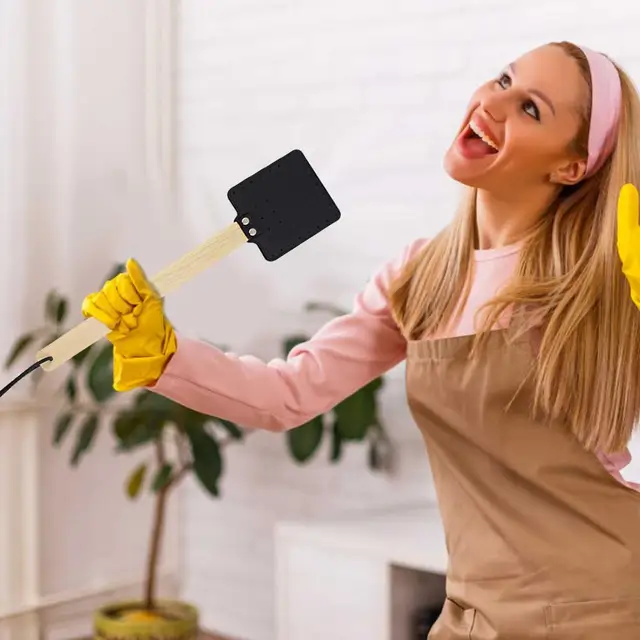 Bőr Flyswatter Fly Swatters Swatter Mosquito Kárkezelő Rovar Gyilkos Otthoni Konyha Kiegészítők Háztartás Könnyű Bug Pad - Image 6