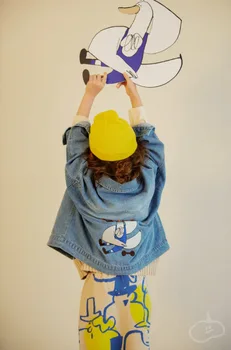 

LD Same New Style for Autumn and Winter 2020 Special Edition Children Jeans Coat