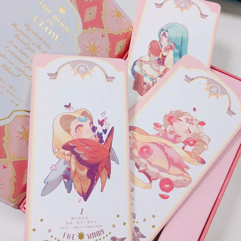Аниме cardcaptor card captor Сакура Клоу карты Таро карты книги Косплей коллекция