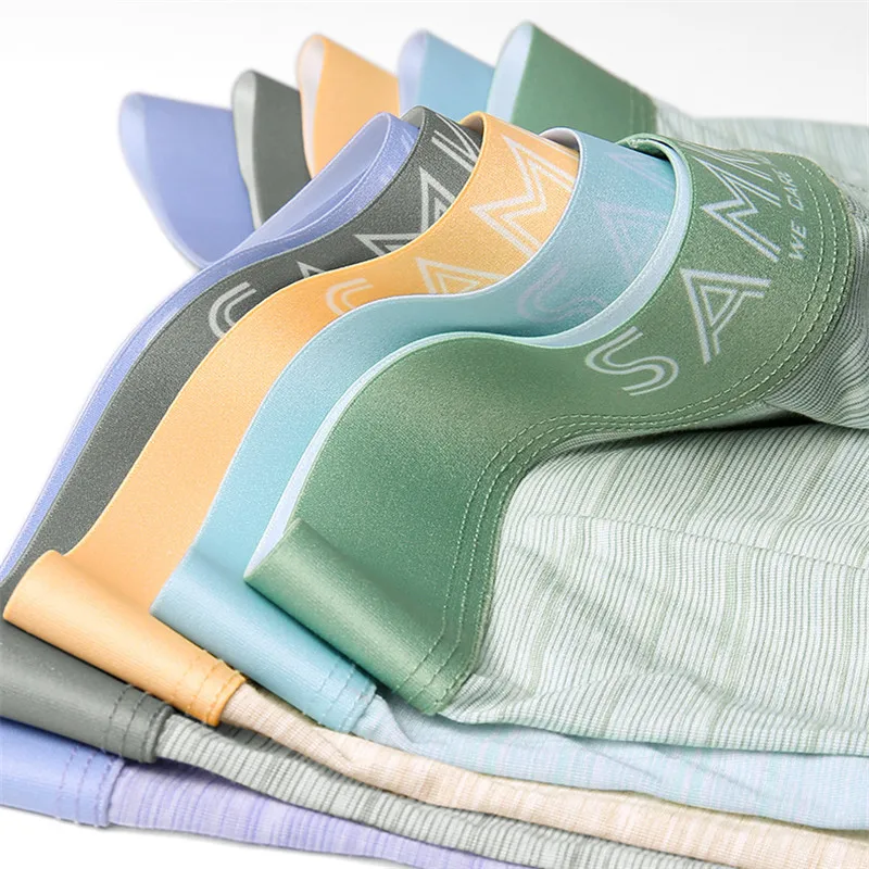 40s High Quality Viscose Fabric Underpants For Mens Soft and Silky Quality Flats Shorts Buy 3 Free 1 (3)