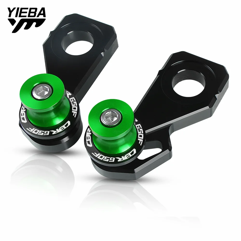 

CNC MOTORCYCLE REAR WHEEL AXLE STAND PICK UP HOOK SET COTTON REELS FOR HONDA CBR650F 2014 2015 2016 2017 2018 2019