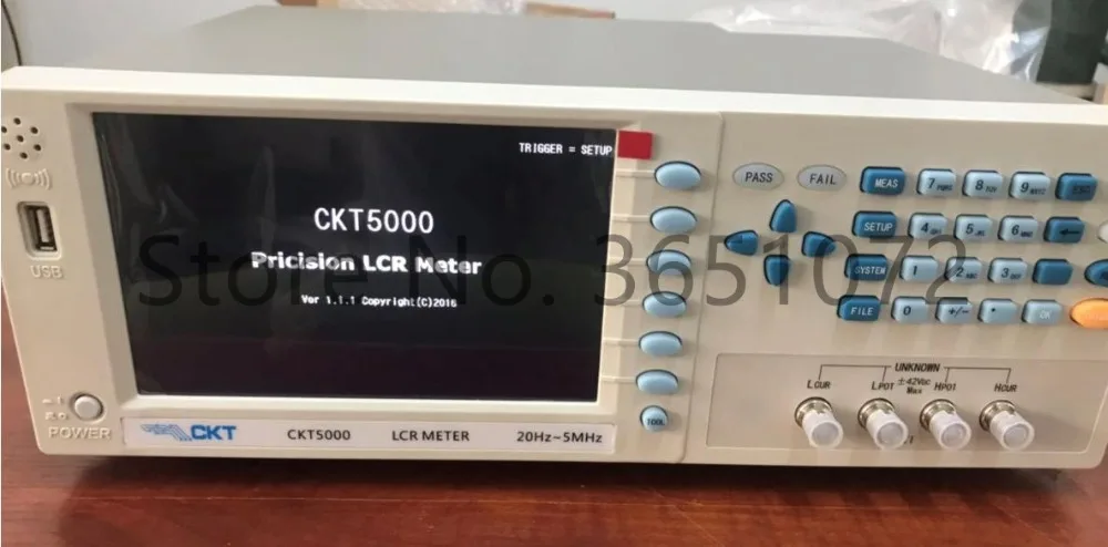 CKT5000/CKT3000/CKT2000/CKT1000 5 МГц/3 МГц/2 МГц/1 МГц высокочастотный Цифровой LCR метр Китай ESR измеритель RCL с дешевой ценой