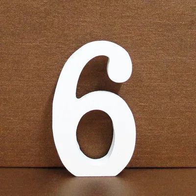 White Wooden Alphabet Letter for Personalized DIY Art and Home Decor, 10cm