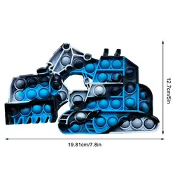 Jouet de compression sensoriel en Silicone pour enfants, 3Styles, jouet de traction, autisme, besoins spéciaux, anti Stress, décompression 