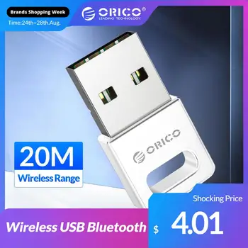 

ORICO Wireless USB Bluetooth Computer Adapter 4.0 Bluetooth Dongle Audio Music Transmitter Sound Receiver for PC Computer