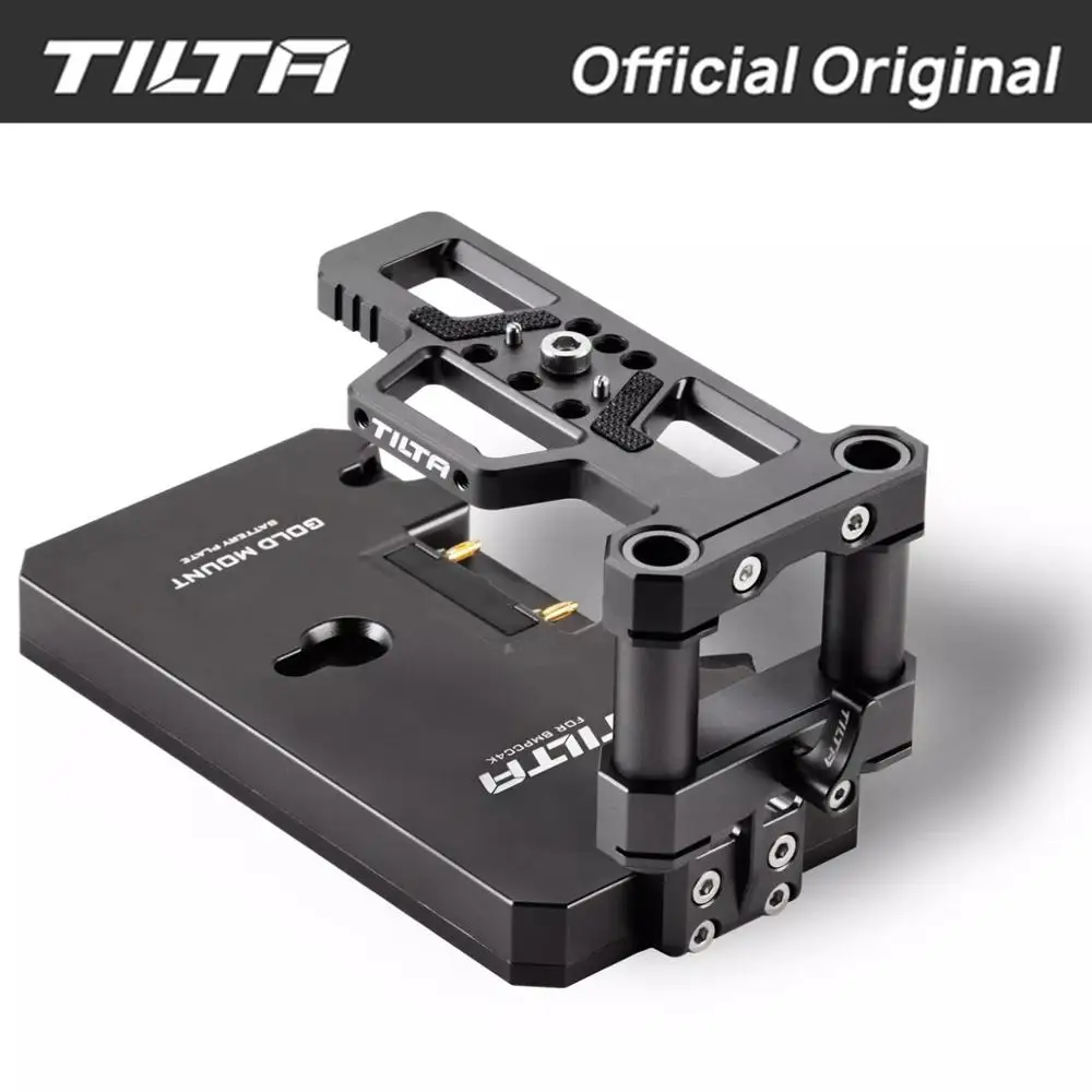 Tilta V-mount V-lock/Антон крепление Батарея крепление для карманных видеокамер BlackMagic BMPCC 4K Камера клетка аксессуары для велосипеда