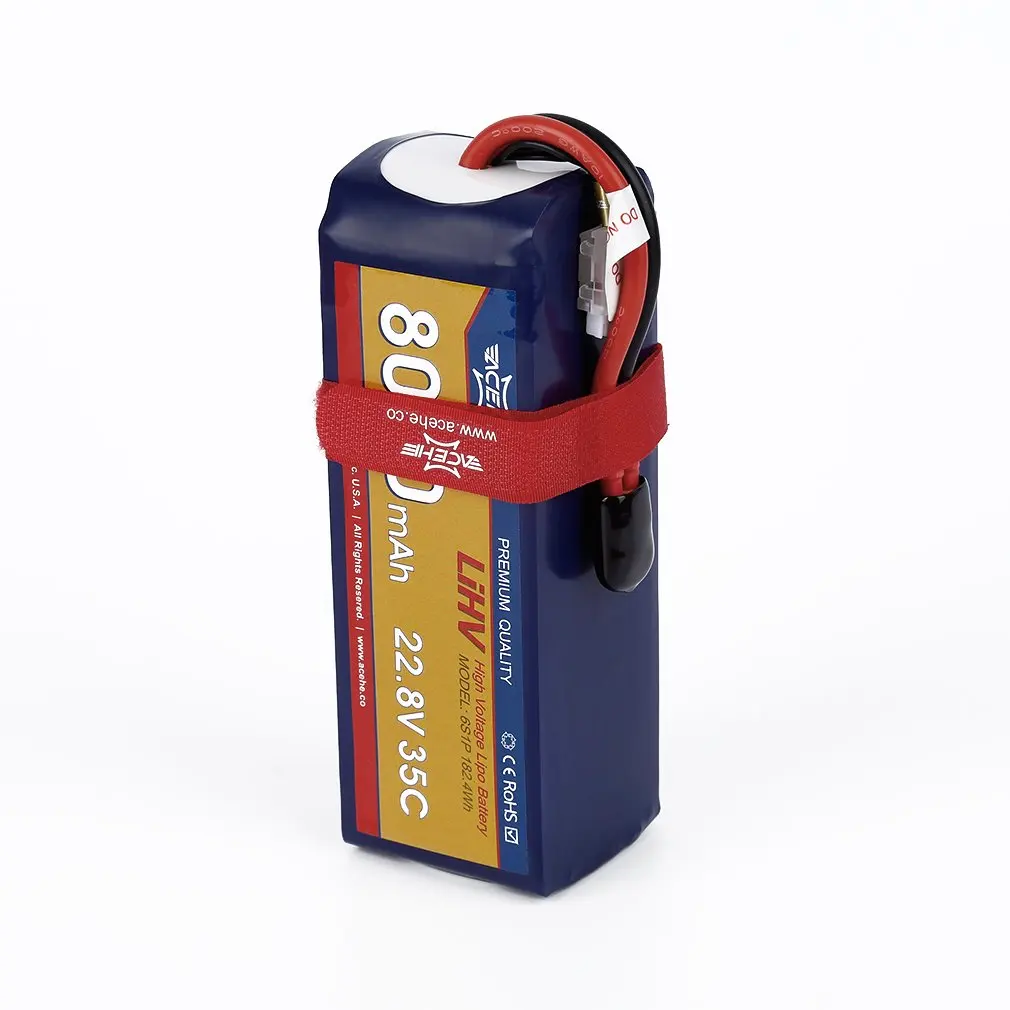 

ACEHE 22.8V 8000mAh 35C 6S1P 182.4Wh XT60 Plug High Voltage Lipo Battery Exquisitely Designed Durable Gorgeous