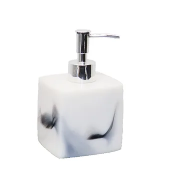 

400ml Hand Soap Dispenser, Refillable Resin Lotion Liquid Soap Shampoo Dispenser Pump Bottle Container for Kitchen, Bathroom