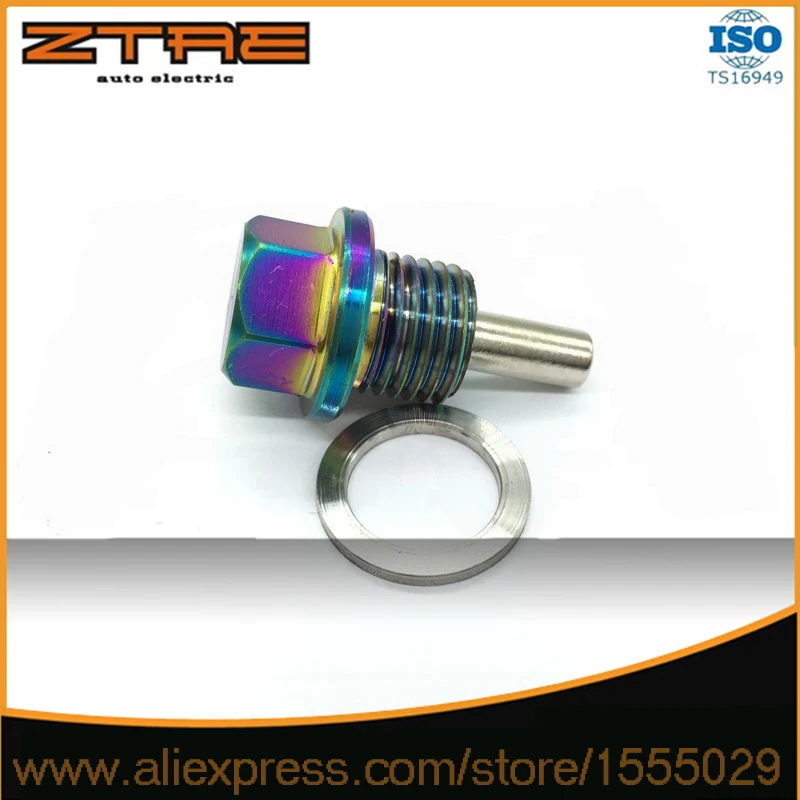 Racing Oil Pan M14*1.5 Engine Magnetic Drain Plug Bolt Nut Sump | Автомобили и мотоциклы