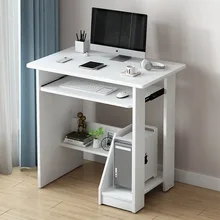Bureau d'ordinateur de bureau avec clavier, bureau de chambre à coucher, bureau d'étude, dortoir, bureau de travail