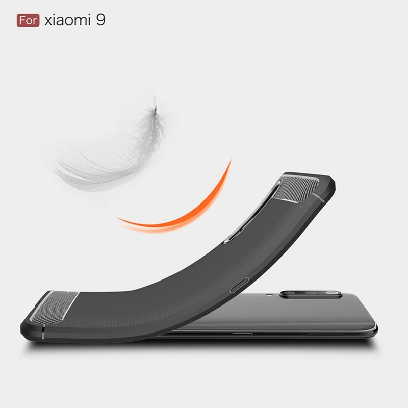 Силиконовый чехол из углеродного волокна для Xiao mi Red mi Note 7 8 6 5 3 K20 Pro 6A 7 7A 9T mi 8 9 SE A2 A3 Lite Pro mi x 2S Max 2 3 Чехол