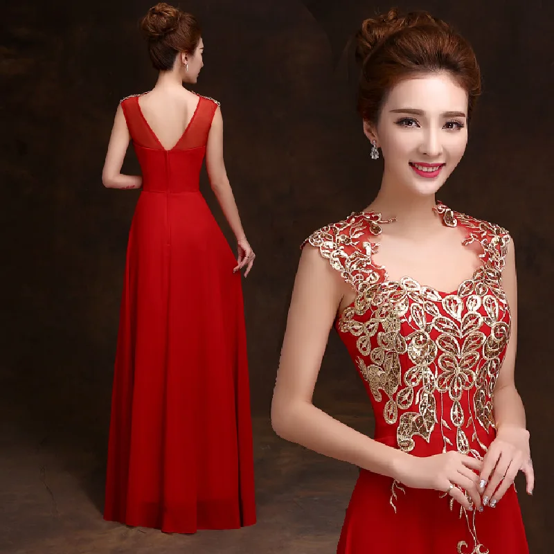 Kaufen Burgund Prom Kleider Silber Lange Frauen Formale Elegante Gala Kleid für Graduation Chiffon EINE Linie Party Kleid Vestido de formatura