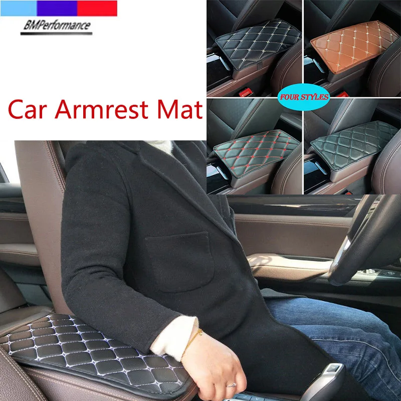 

PU Leather Car Armrest Mat Box Cover Protector Pad For Bmw F47 F25 F97 F26 F15 F85 F16 F86 M3 M4 M5 X3 X4 X5 X6 X2 X7 G07 X1 G08