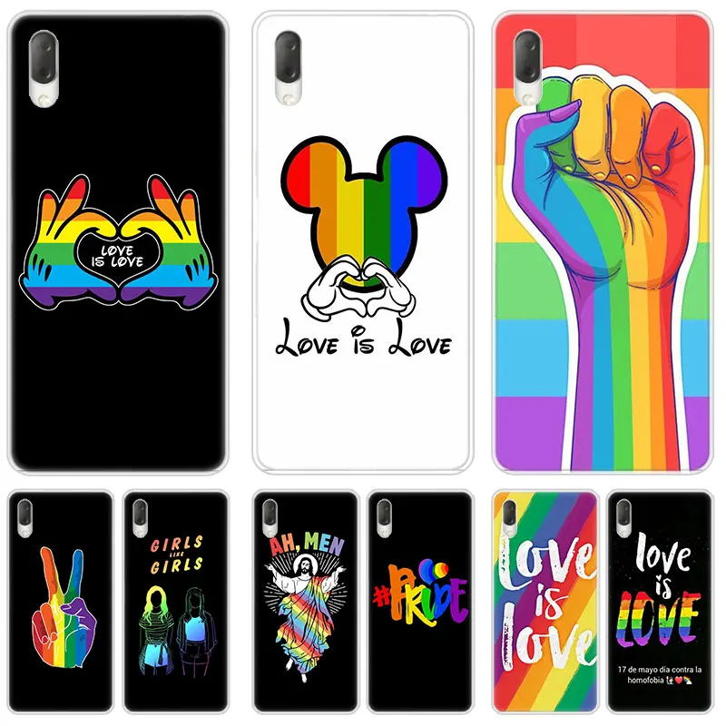 Чехол Love is love для геев и лесбиянок ЛГБТ Sony Xperia L1 L2 L3 X XA XA1 XA2 Ultra E5 XZ XZ1 XZ2 Compact XZ3 M4 Aqua Z3