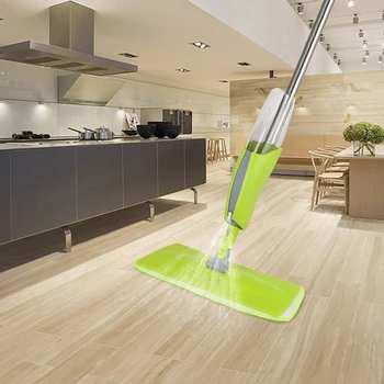 

Spray Floor Mop with Reusable Microfiber Pads Handle Mop for Home Kitchen Wood Ceramic Tiles Floor Cleaning with 3 Mop Pads