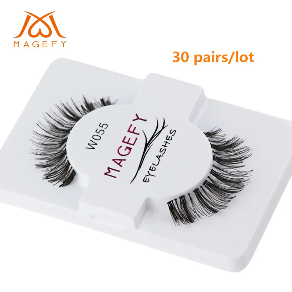 MAGEFY 30Pair/Lot Crisscross False Eyelashes Eyelash Extensions Fake Lashes Voluminous For Eye Makeup | Красота и здоровье