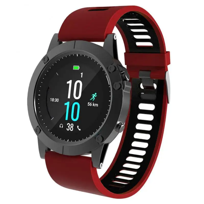 Ремешок для часов Garmin Fenix 5X5 5S Plus, быстросъемный силиконовый легкий ремешок